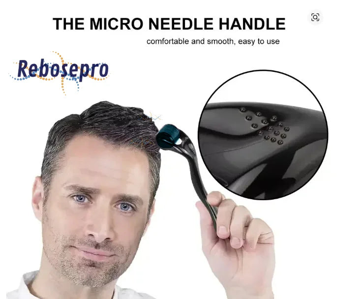 Rebosepro - Micro-aiguille pour cheveux de 2,5 mm – Absorption maximale pour la croissance des cheveux