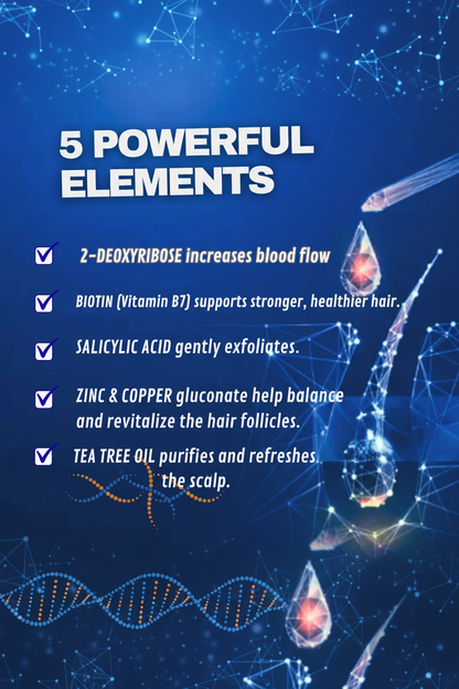 2DDR Hair Density Scalp Serum for Thinning Hair – 5.7 oz (150ml) 3 Month Supply